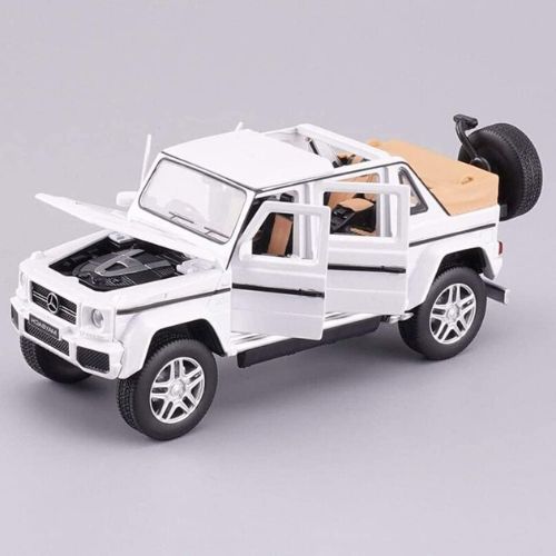 MERCEDES G500 (WHITE)1:18 DIECAST SCALE MODEL CAR
