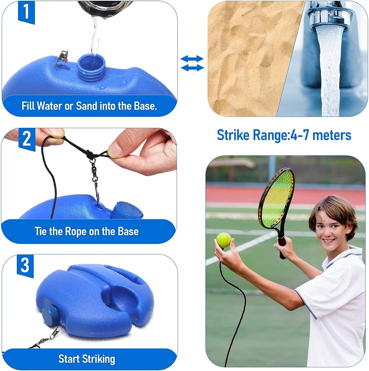 TENNIS TRAINER REBOUND BALL