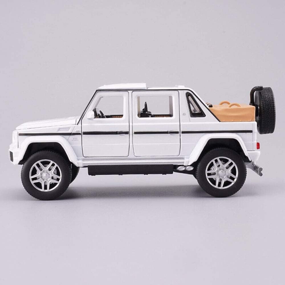 MERCEDES G500 (WHITE)1:18 DIECAST SCALE MODEL CAR