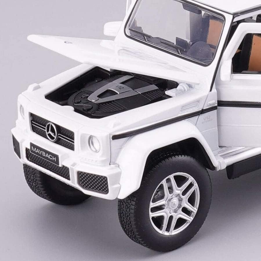 MERCEDES G500 (WHITE)1:18 DIECAST SCALE MODEL CAR