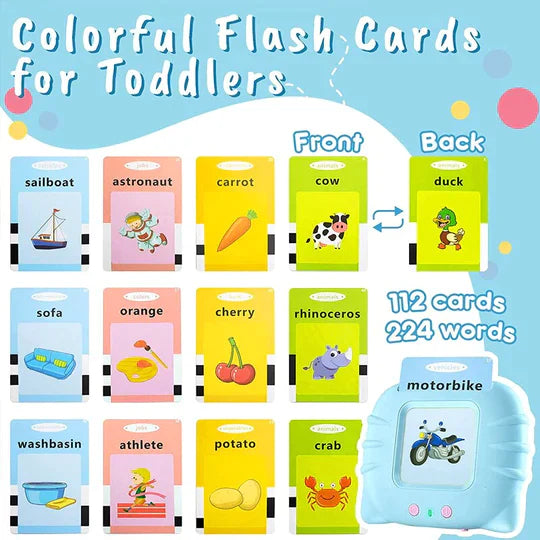 KIDSWILD™ TALKING FLASH CARDS FOR EARLY EDUCATION