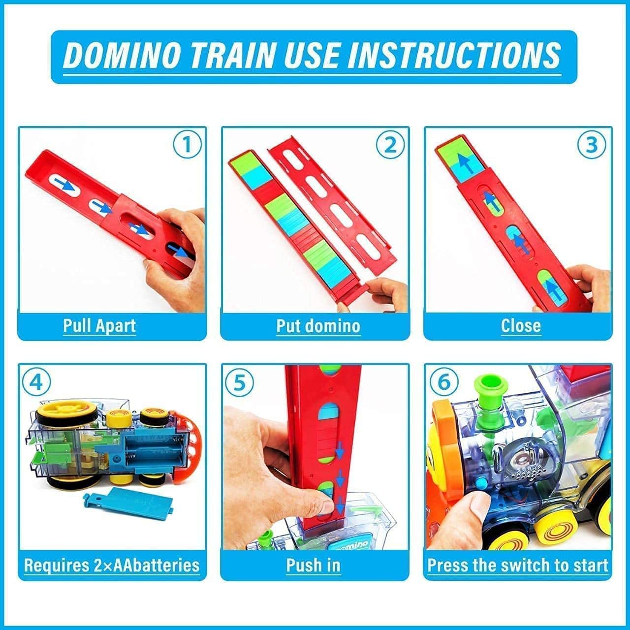 DOMINO BLOCLS TRAIN FOR KIDS