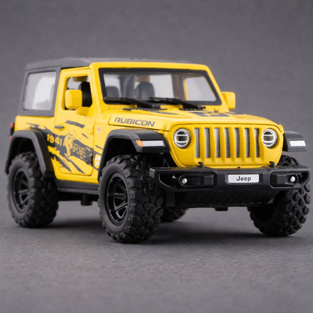 Jeep Wrangler Rubicon Diecast Model Car
