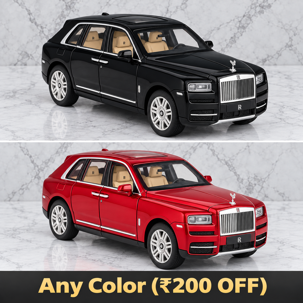 Rolls Royce Cullinan Diecast Scale Model Car