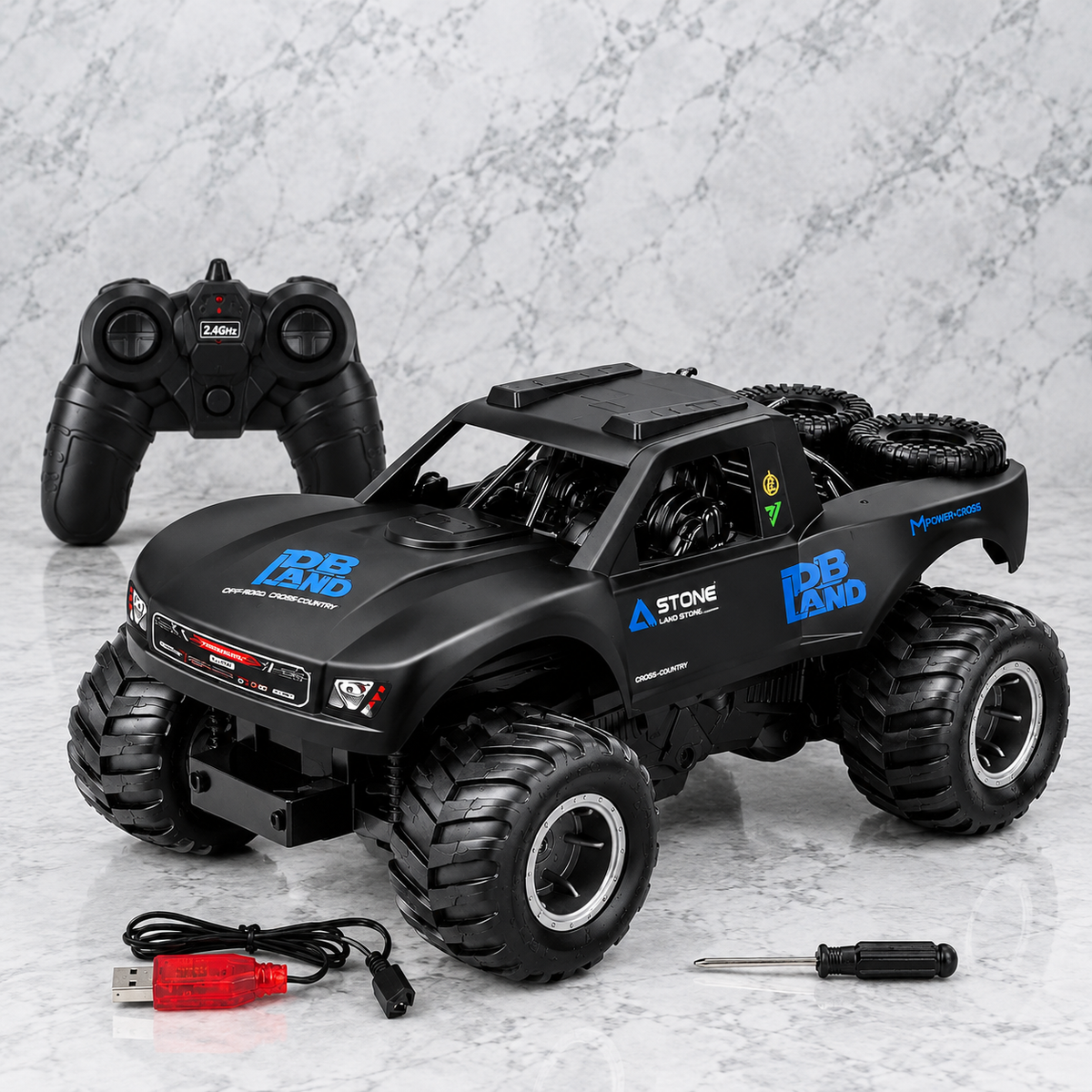 RockRider 4WD Amphibious RC Monster Truck
