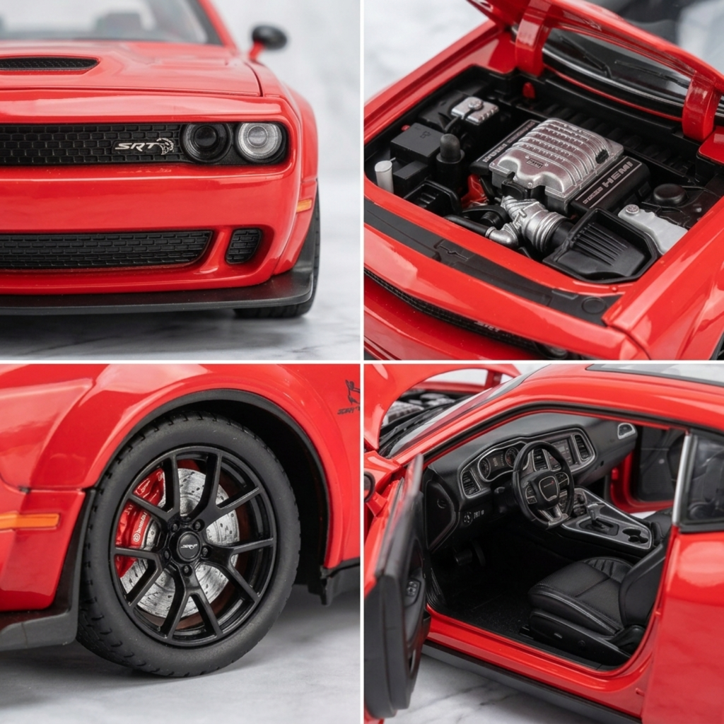 Dodge Challenger SRT Hellcat Die-Cast Metal Model Car
