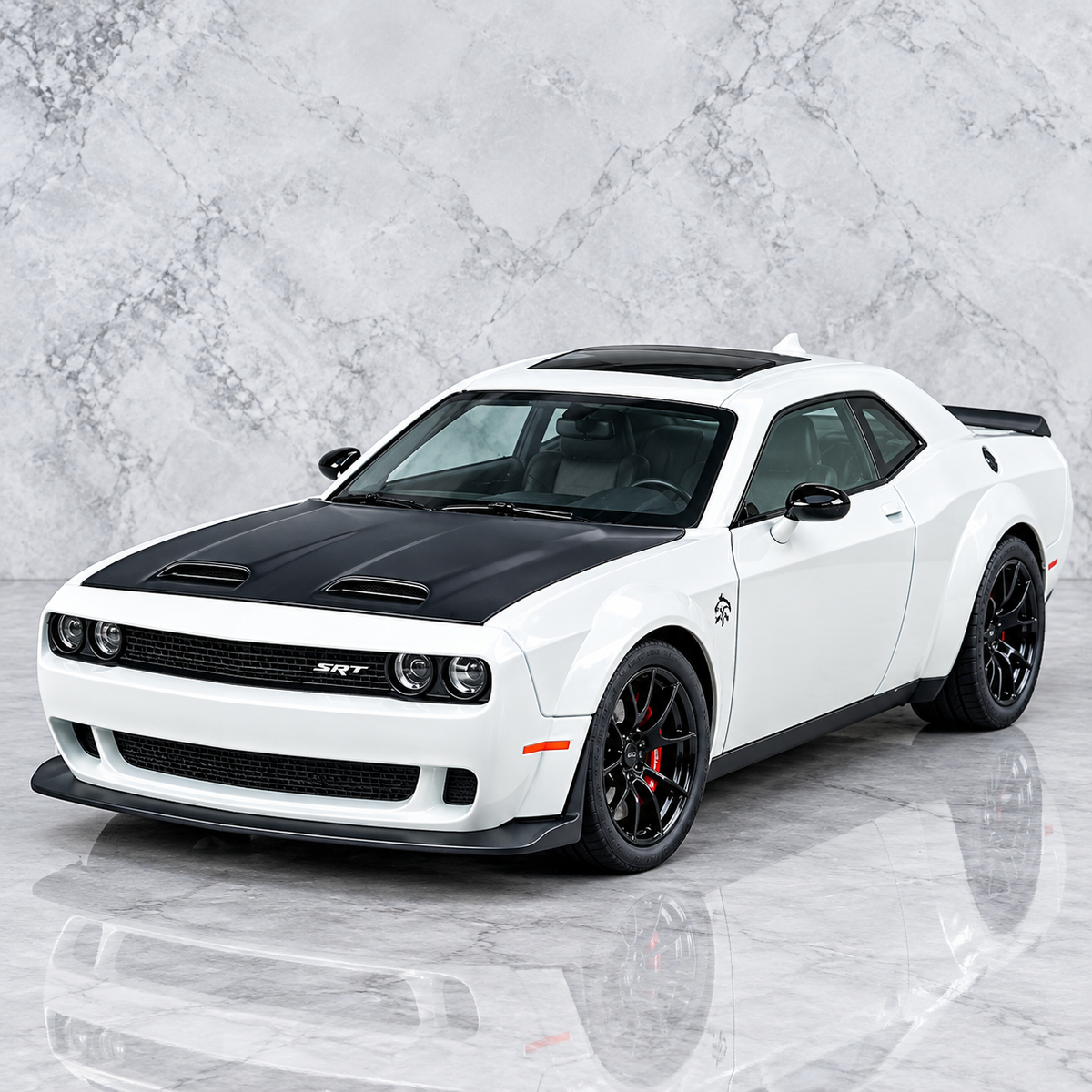 Dodge Challenger SRT Hellcat Die-Cast Metal Model Car