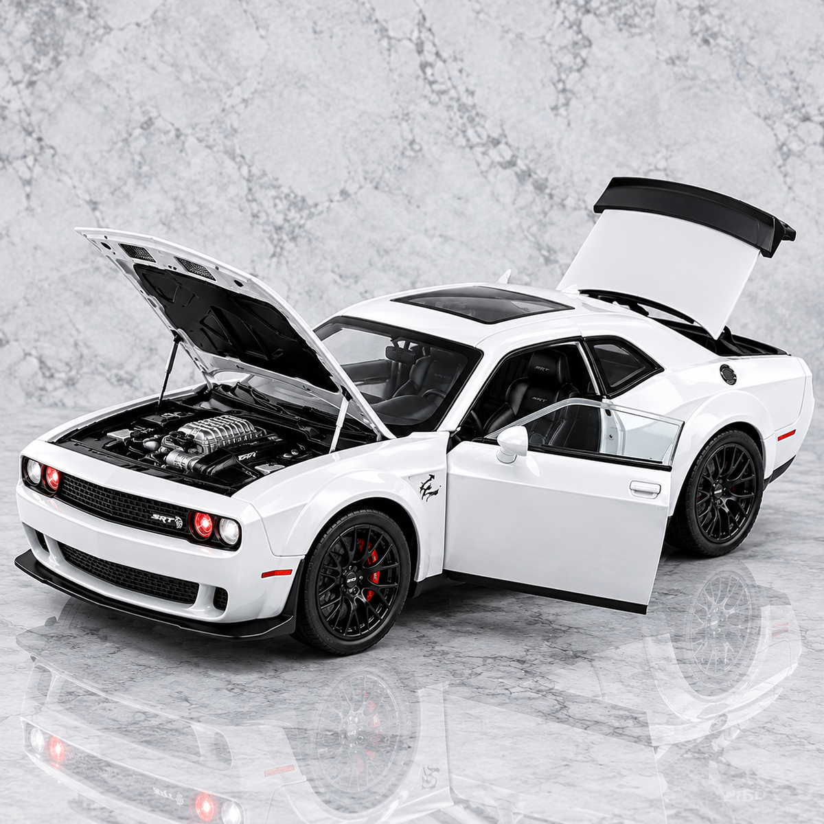 Dodge Challenger SRT Hellcat Die-Cast Metal Model Car