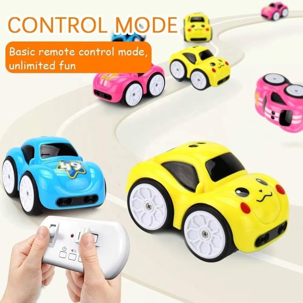 Magic Induction RC Cartoon Car | Mini RC Intelligent Sensor Stunt | Smart Modes: Follow Object, Chase, and Follow Track