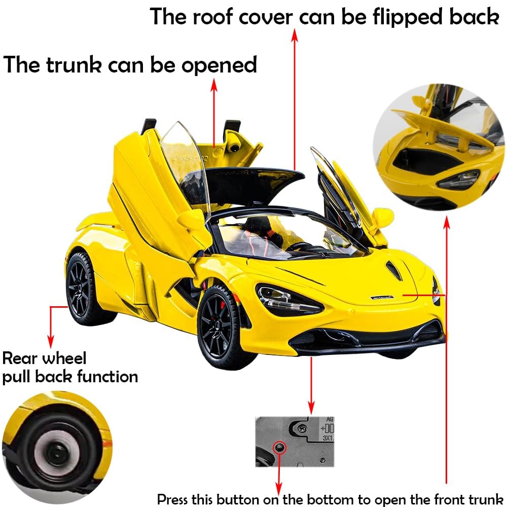McLaren 720S Diecast Scale Model Car