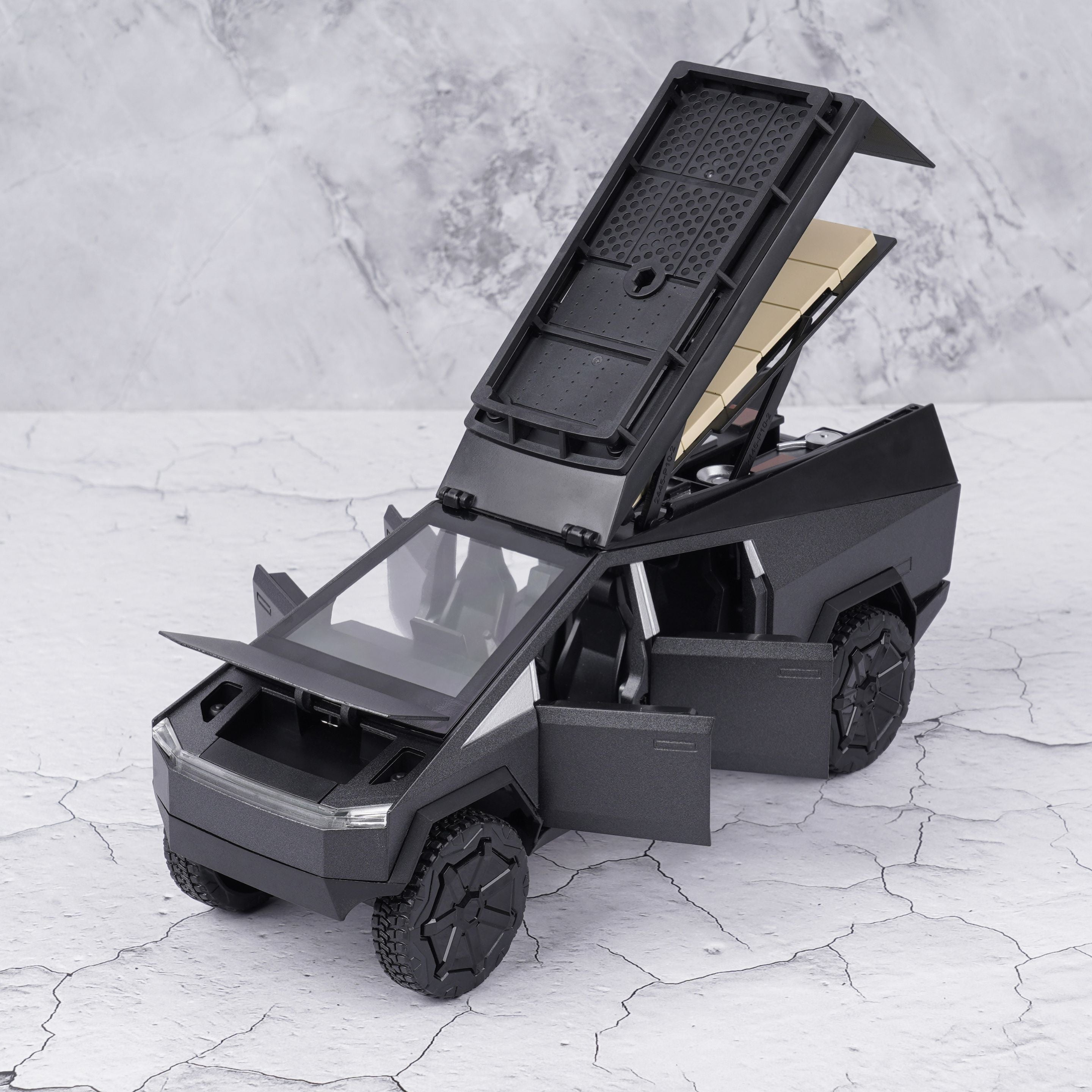 Tesla Cybertruck Camping Rv 1:18 Diecast Scale Model Car