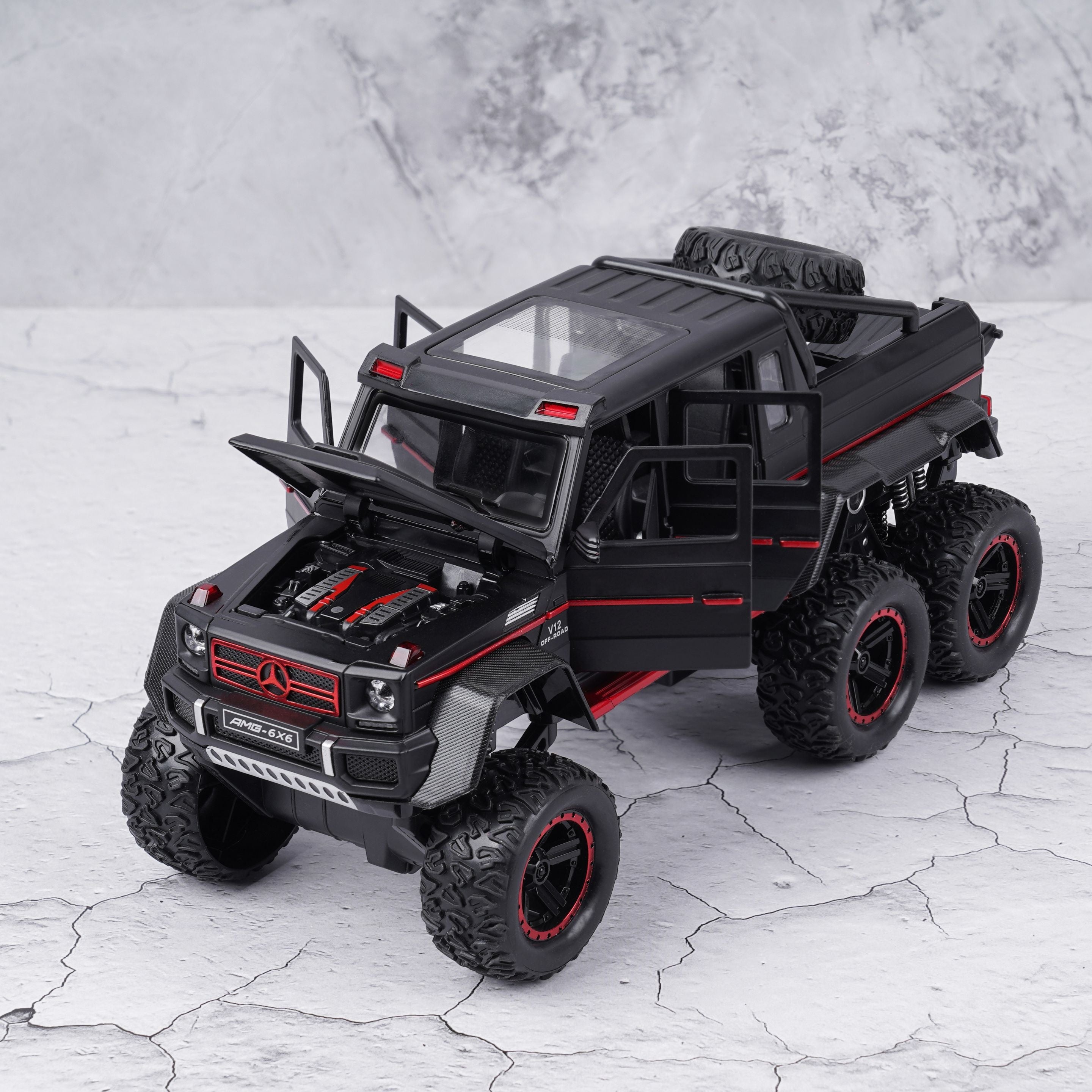MERCEDES-BENZ G63 AMG 6X6 V12 OFF ROAD 1:18 DIECAST SCALE MODEL CAR