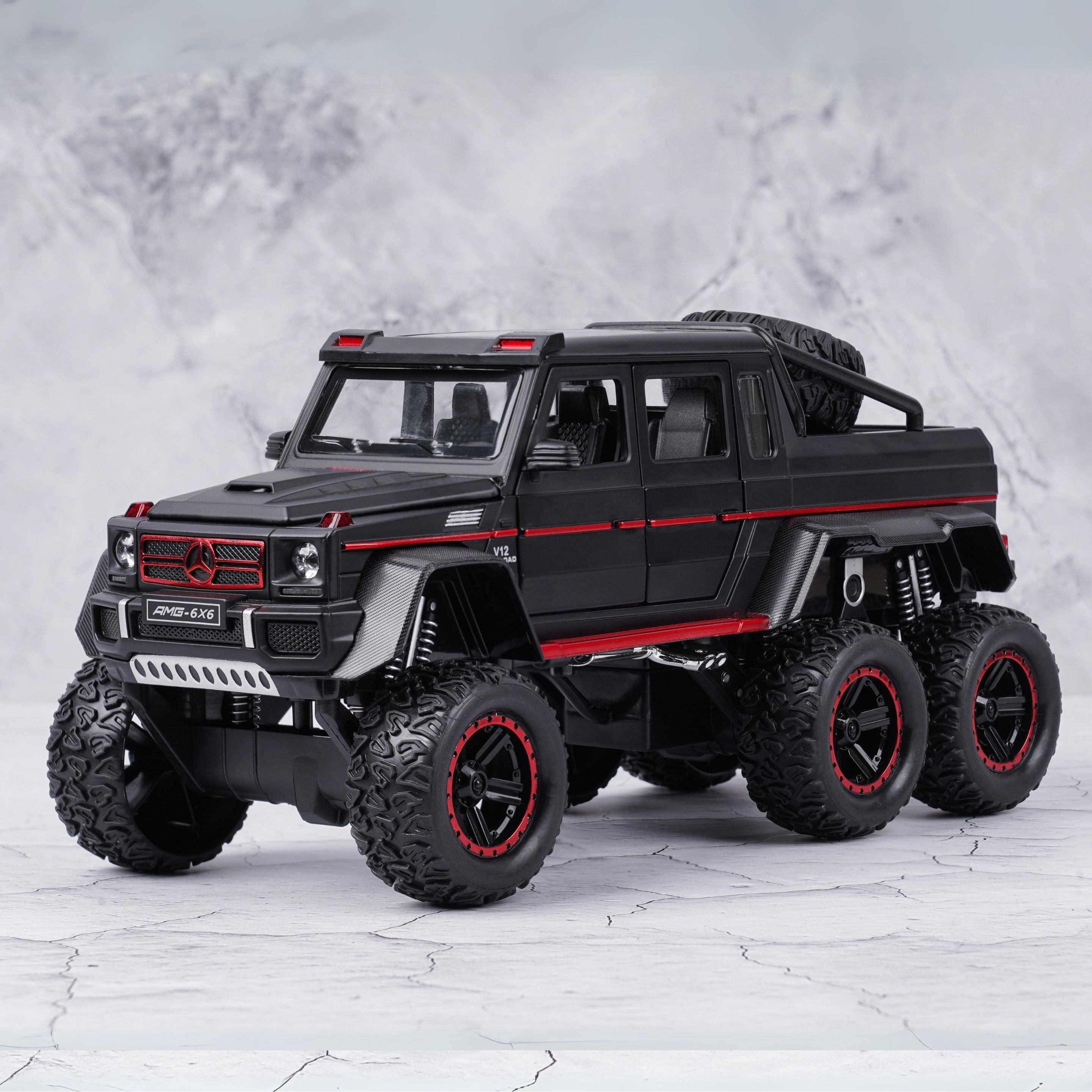 MERCEDES-BENZ G63 AMG 6X6 V12 OFF ROAD 1:18 DIECAST SCALE MODEL CAR