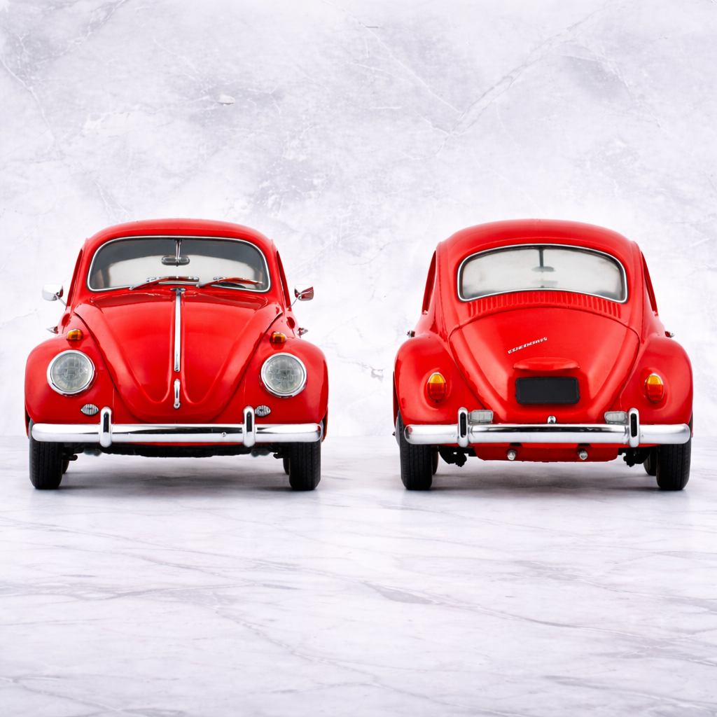 Volkswagen Beetle (Vintage 1967) Diecast Scale Model Car