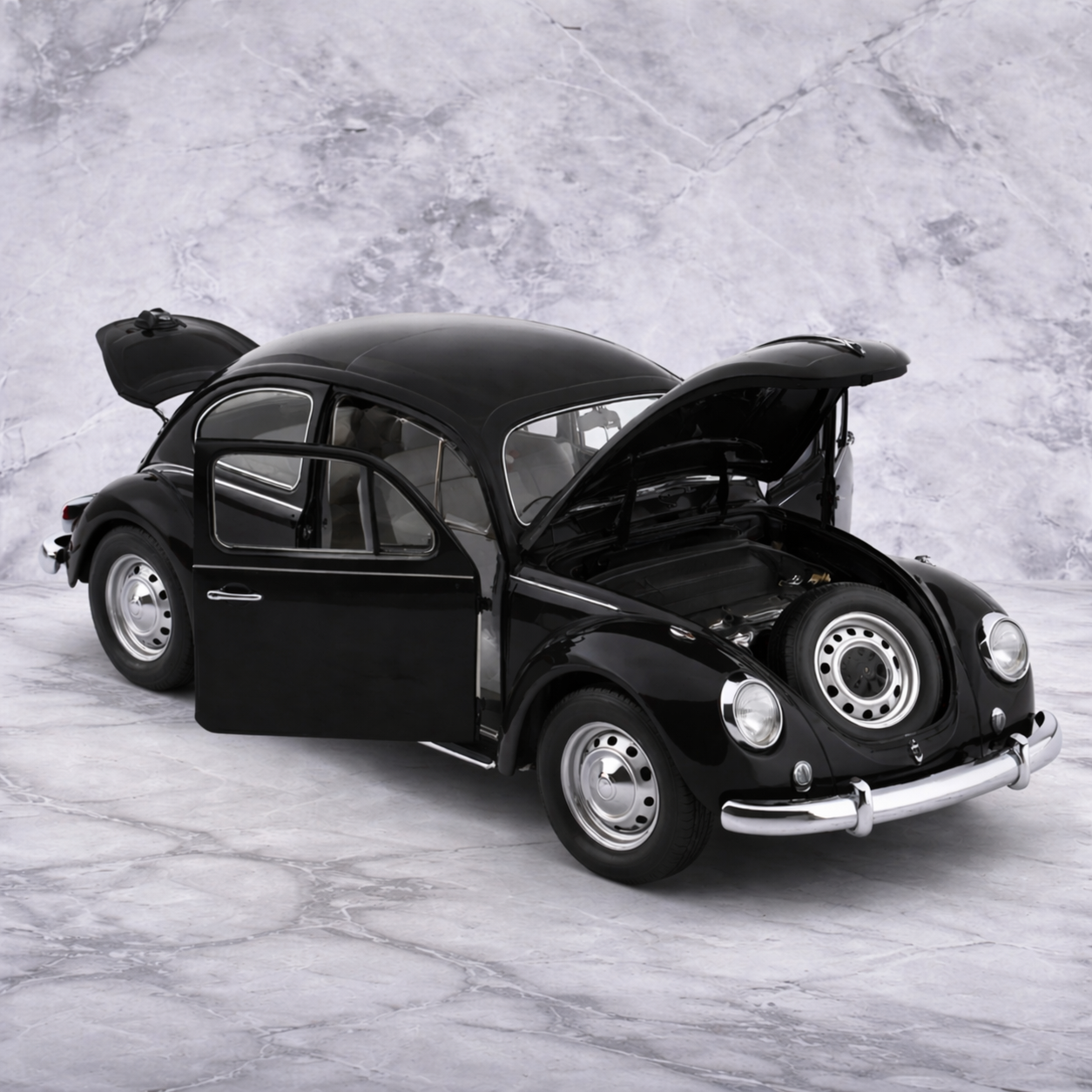 Volkswagen Beetle (Vintage 1967) Diecast Scale Model Car