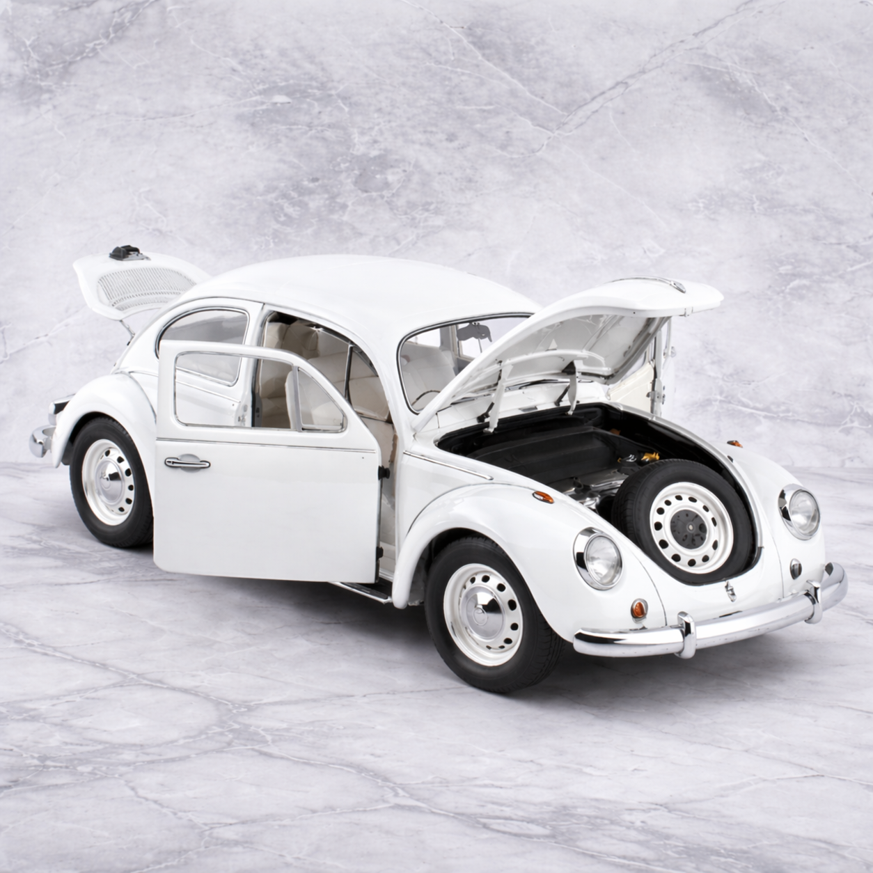 Volkswagen Beetle (Vintage 1967) Diecast Scale Model Car