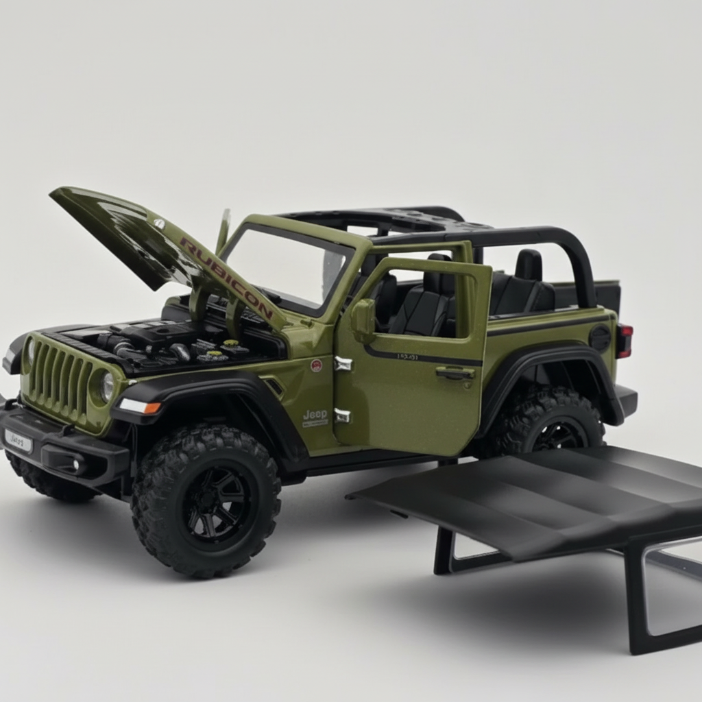 Jeep Wrangler Rubicon - Olive Green Variant Feature
