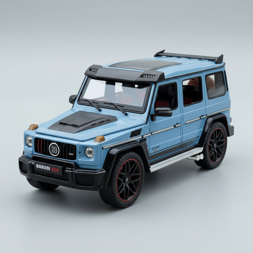 Brabus 800 Light Blue - Front 3/4 angle