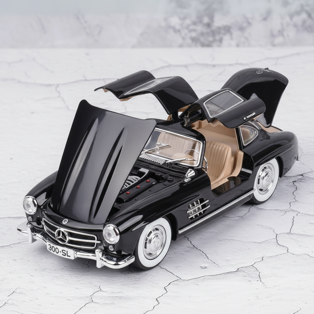 Mercedes-Benz 300Sl Diecast Scale Model Car