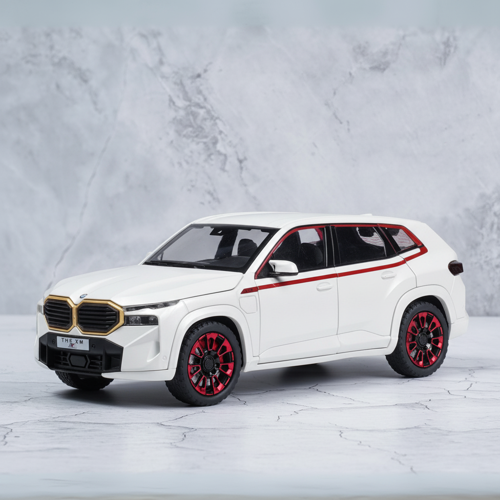 BMW XM Diecast Scale Model Car - White Variant