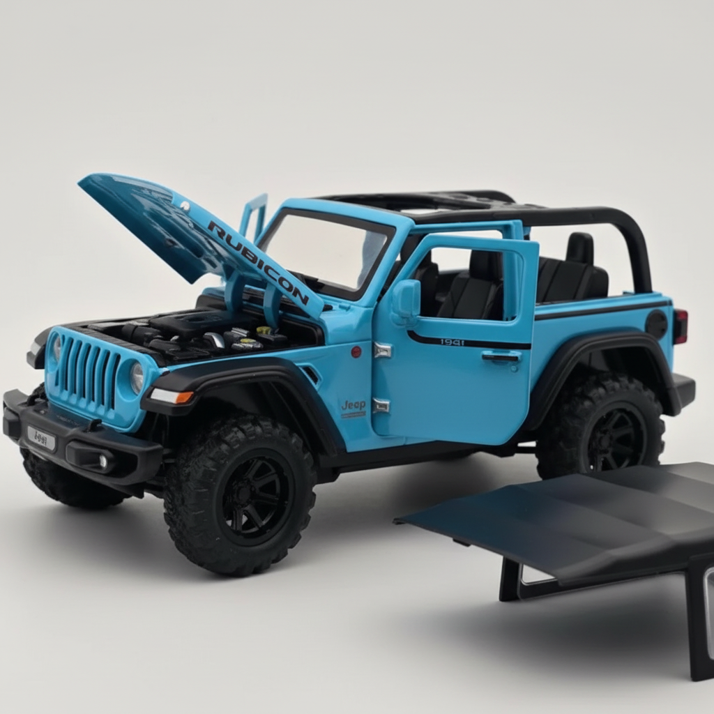 Jeep Wrangler Rubicon - Blue Variant Feature