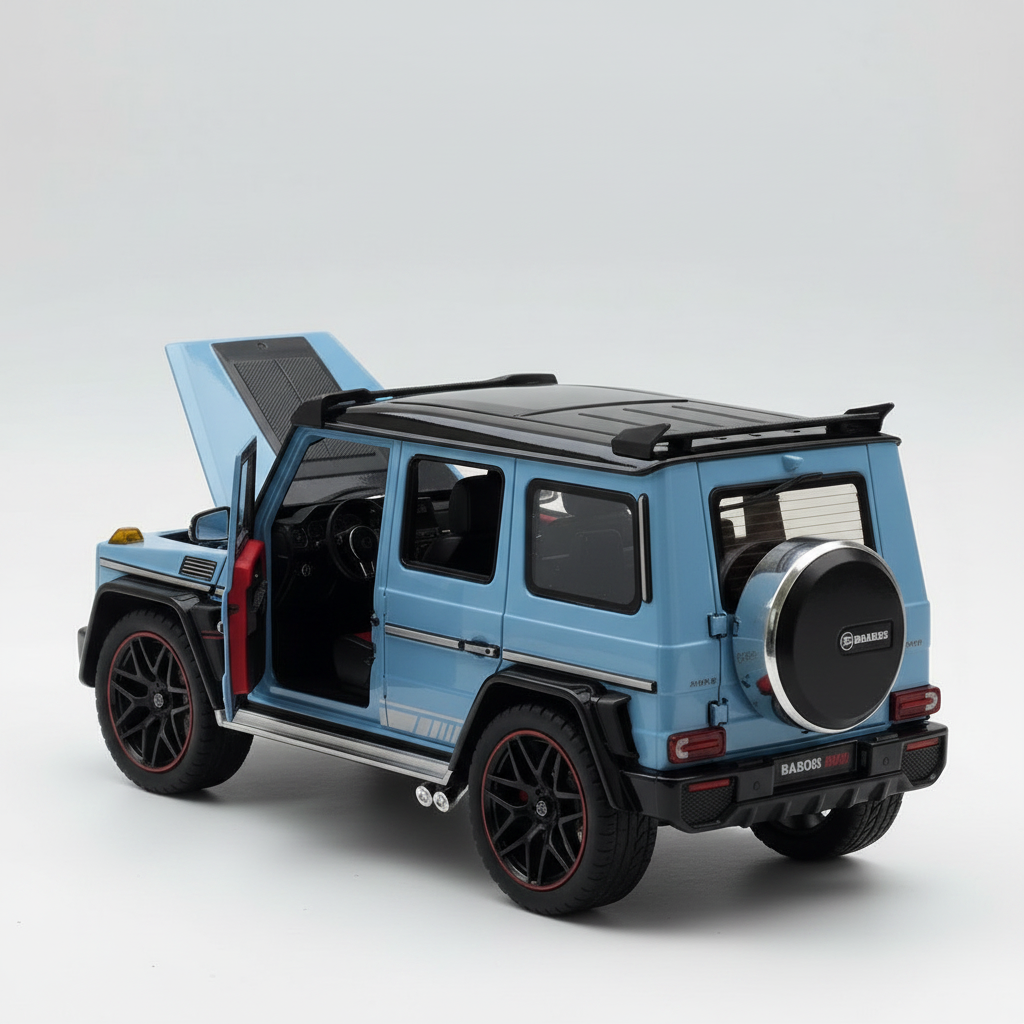Brabus 800 Light Blue - Rear angle