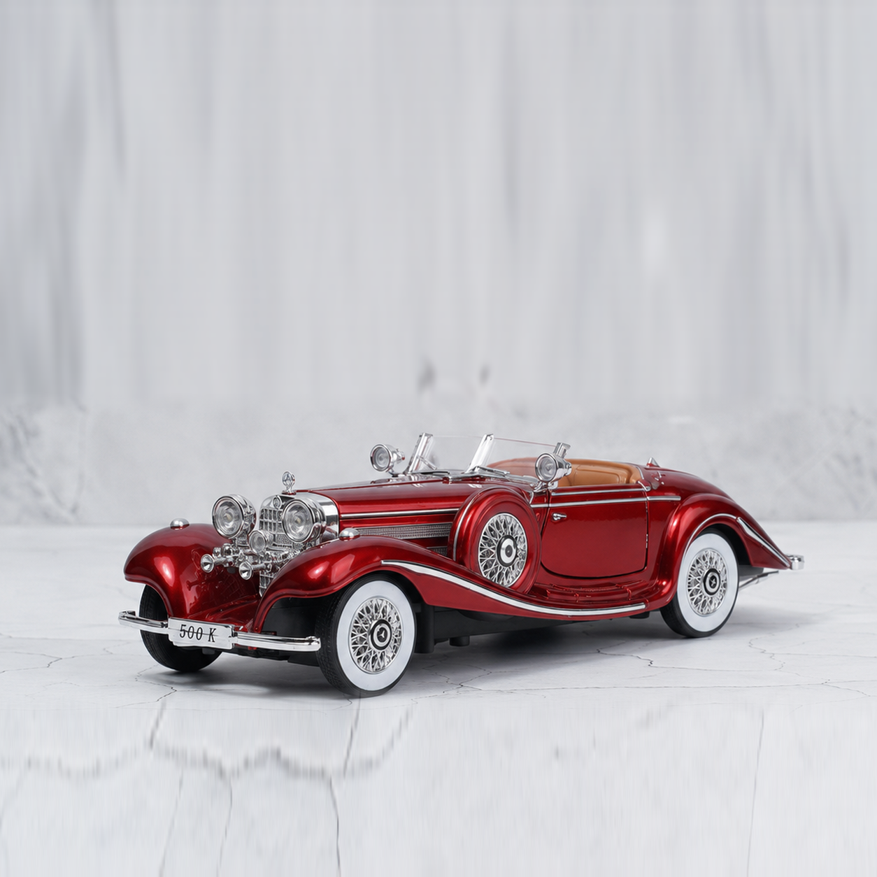 Mercedes Benz 500K (Vintage 1936) Diecast Scale Model Car