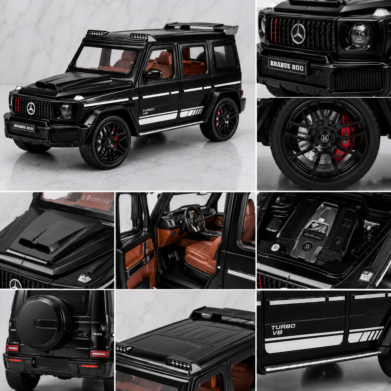 Mercedes G-Wagon Brabus 800 Die-Cast Model Car