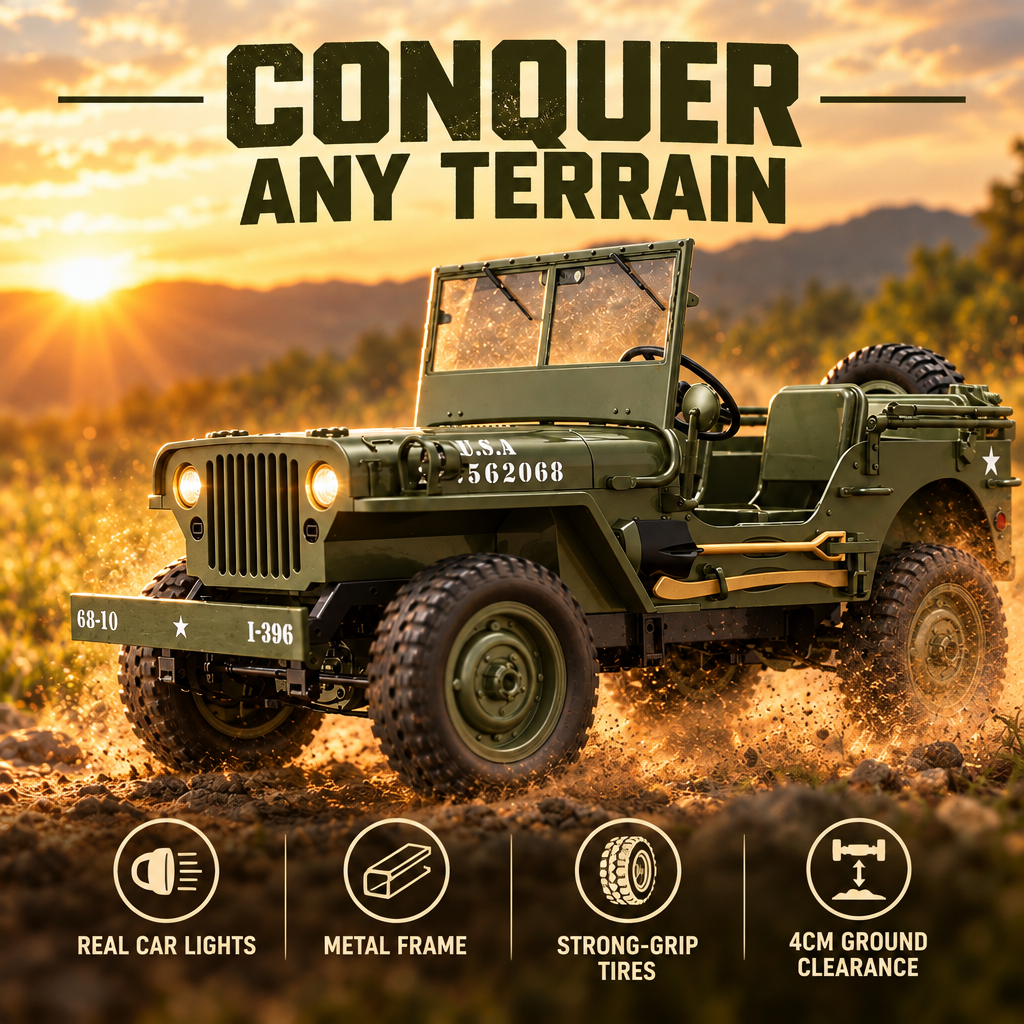 JJRC C8815 Military Legend 4WD RC Jeep