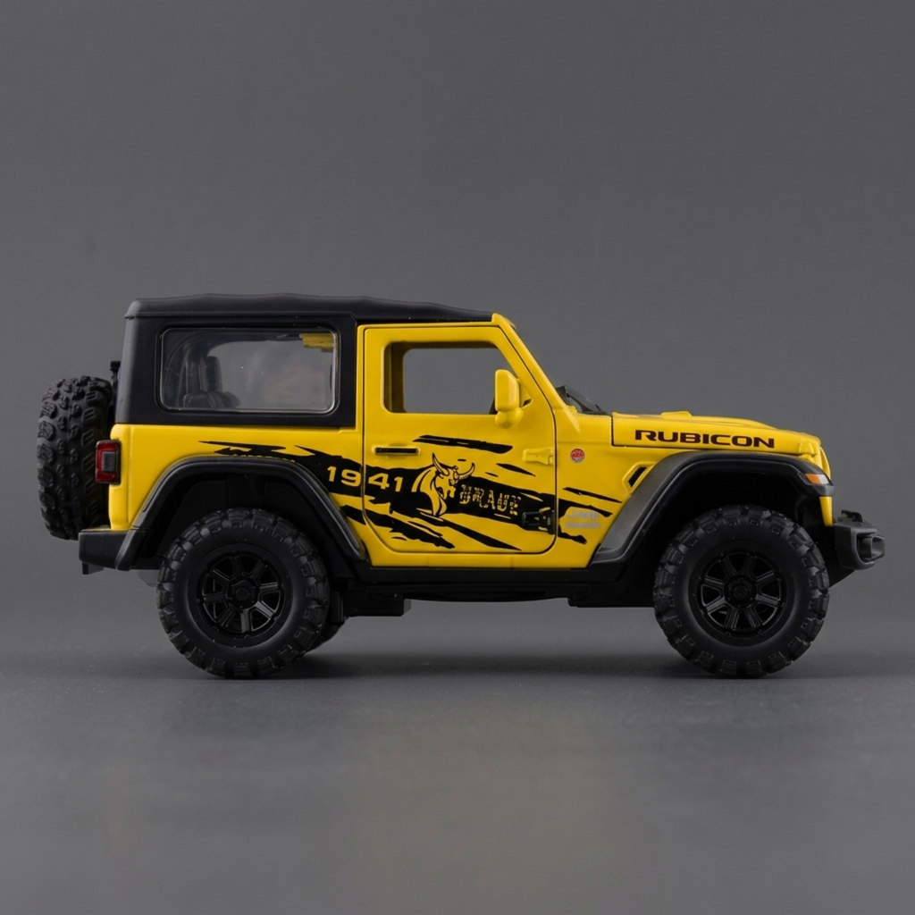 Jeep Wrangler Rubicon Diecast Model Car