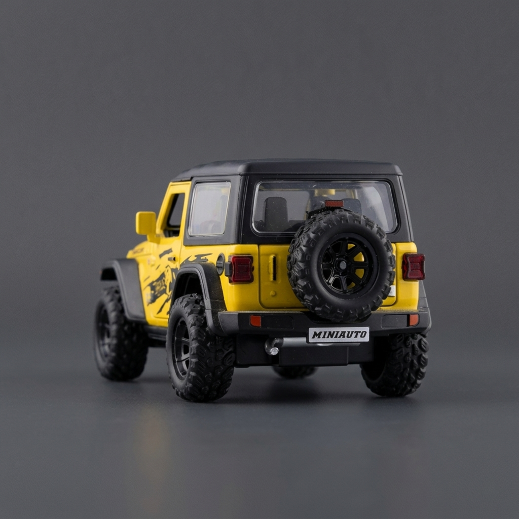 Jeep Wrangler Rubicon Diecast Model Car